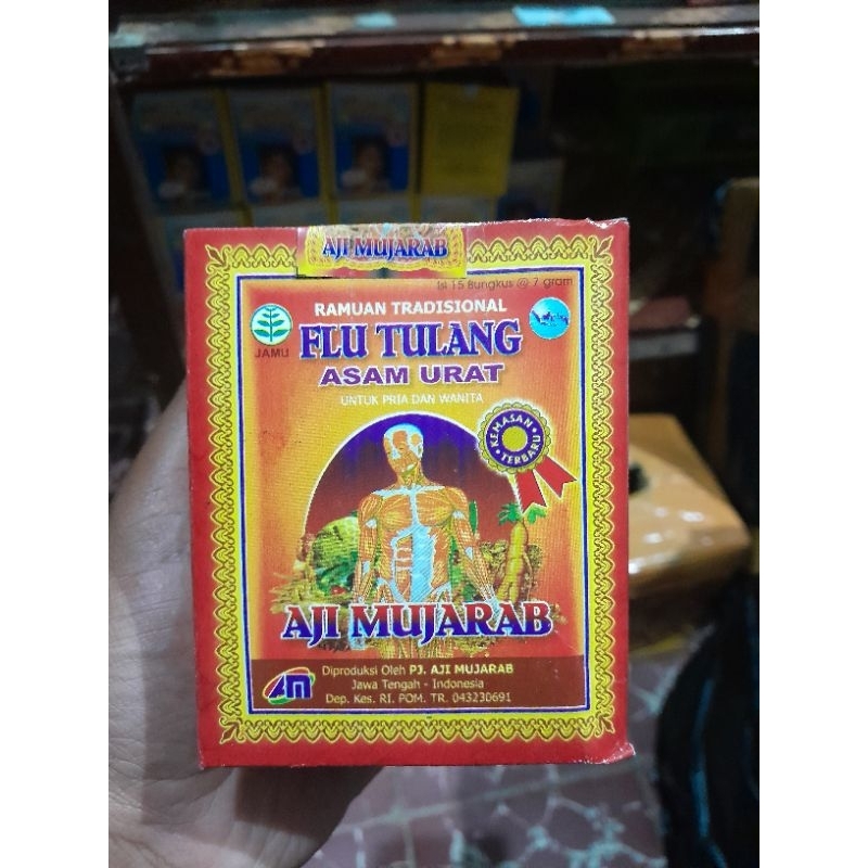 Jamu Flu Tulang & Asam Urat Aji Mujarab