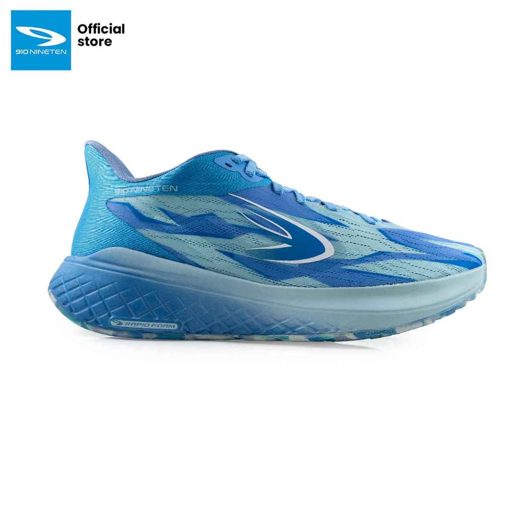 910 KANZAKI 2.0 BIRU - BURGUNDY - HITAM  - Sepatu Lari / Kanzaki 2.0 910Nineten Original