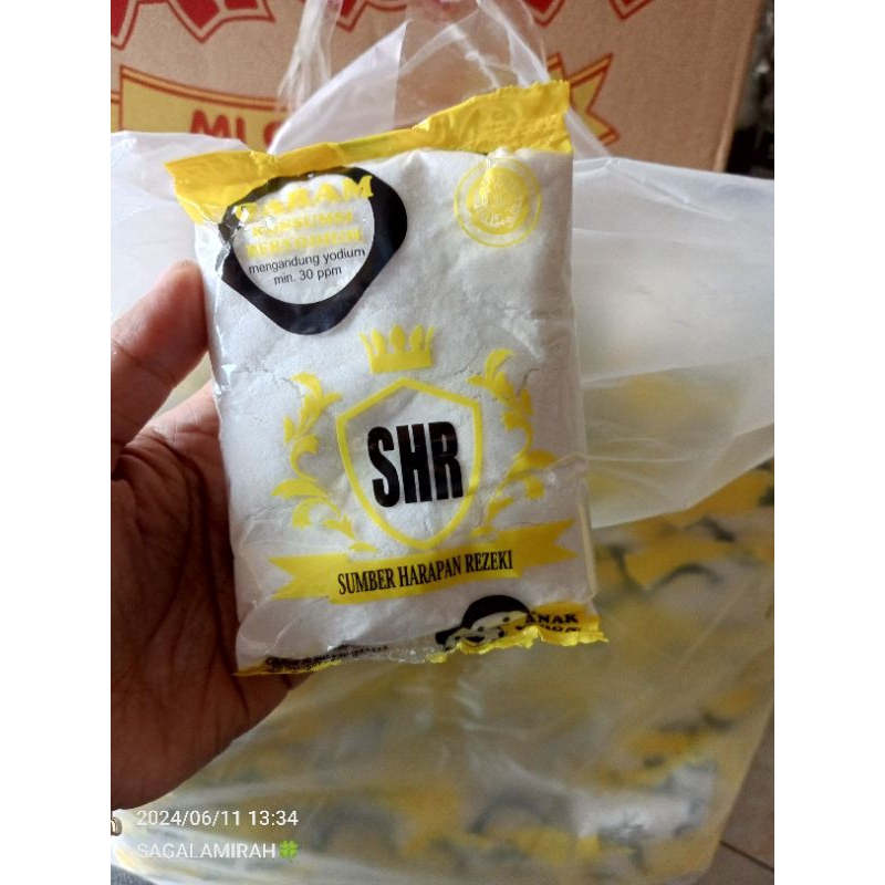 

TERMURAH!!! GARAM DAPUR SHR Kemasan 250gr x 4 bungkus.