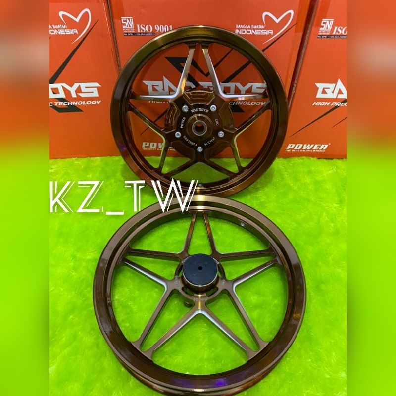POWER VELG BADBOY R14 VELG MIO SPORTY/MIO M3 /BEAT/SCOOPY/VARIO 110-125-150 . UK 1.85X14/2.15X14