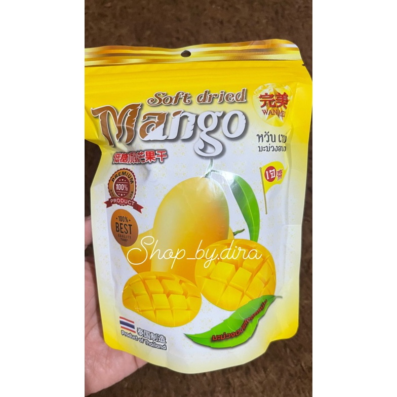 

PRODUK TERBARU Wan Mei Mango Soft Dried 8gramSnack Thailand