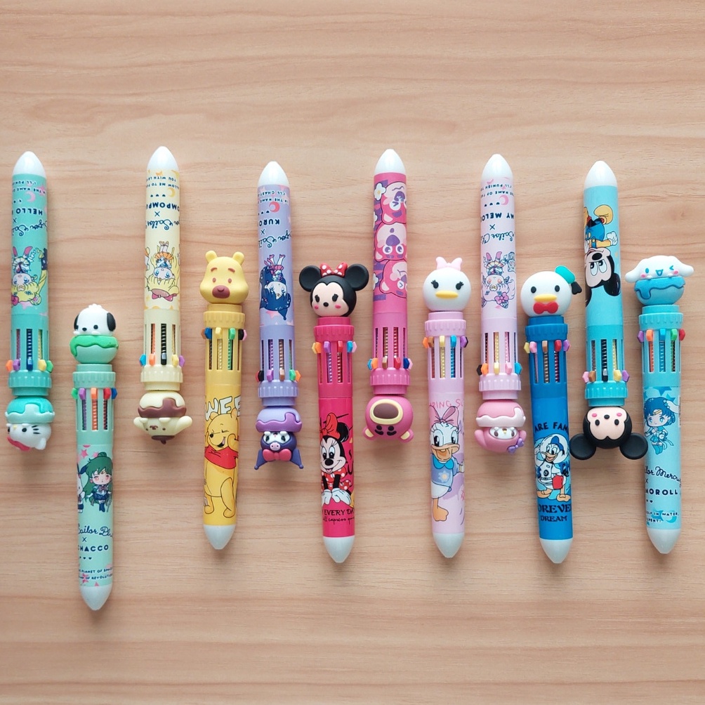 

SPESIAL DISCOUNT Pulpen 1 warna dengan Banyak Motif dan Karakter Lucu Pulpen 1 in 1