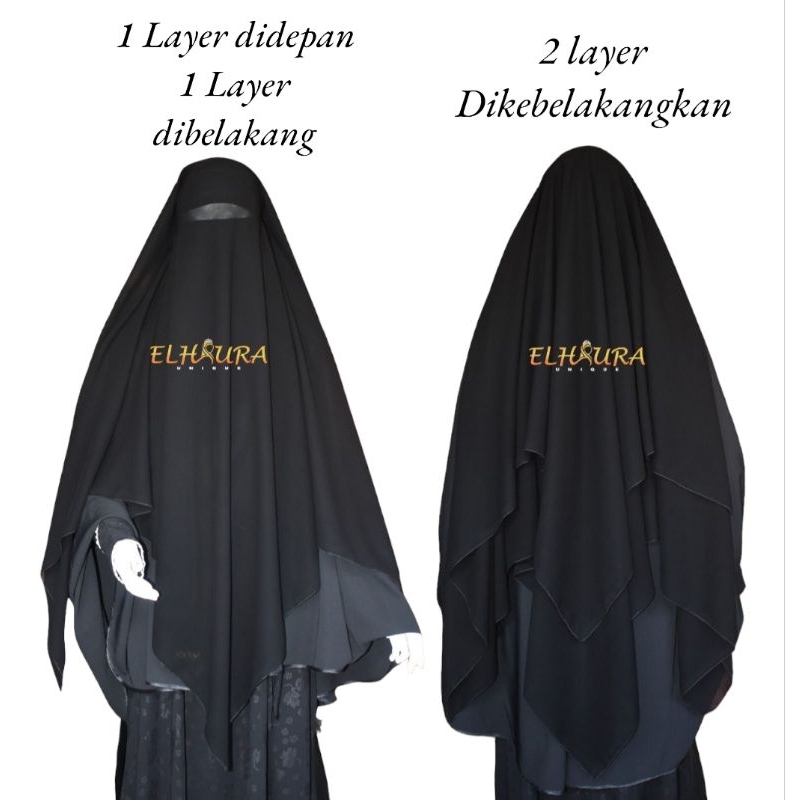 niqab square Kairo elhaura chiffon exclusive Jetback niqab mesir Kairo purdah masturoh