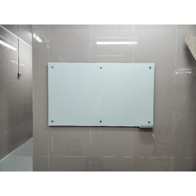 

Glassboard 120x150 - Papan Tulis Kaca / Glass Board 120 x 150 Termurah - 5mm
