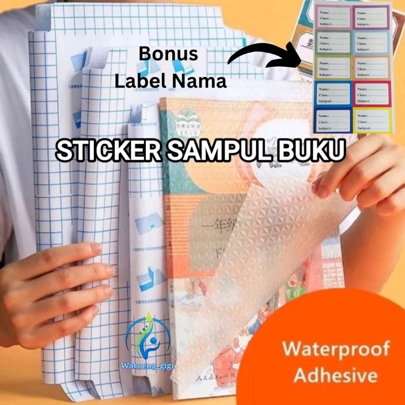 

Sampul Sticker Cover Buku Pelajaran Anak Sekolah Tahan Air