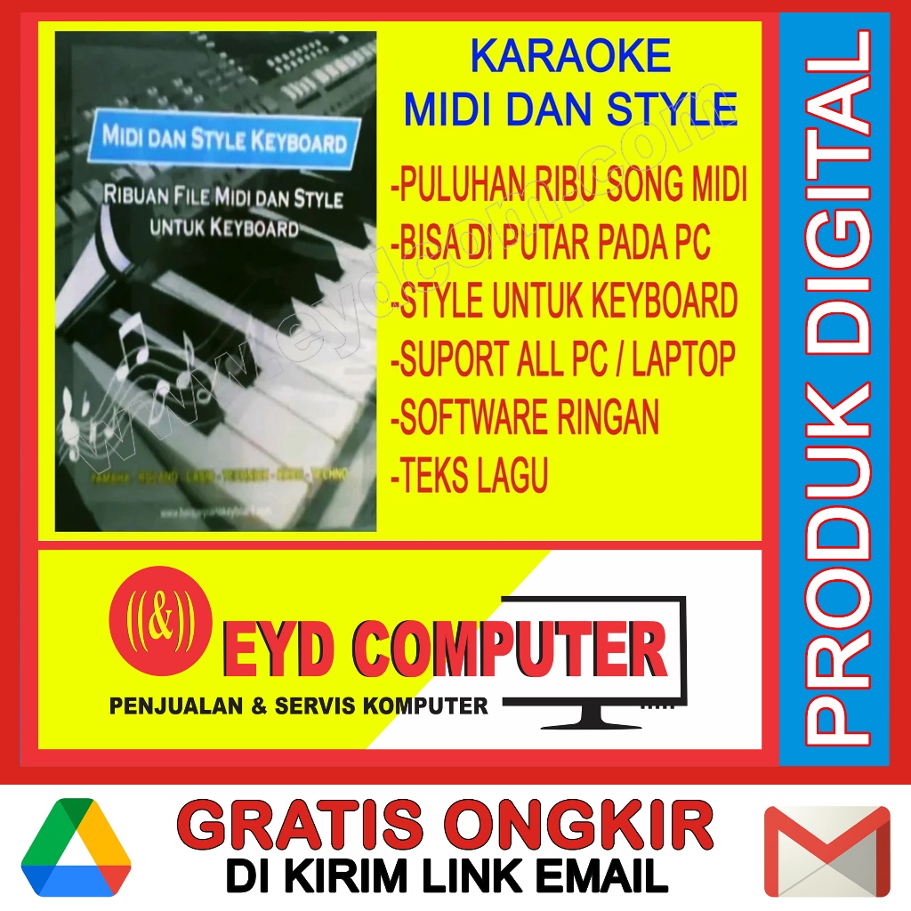 KARAOKE MIDI SONG DAN STYLE YAMAHA CASIO CORG ROLAND APLIKASI KAROKE SOFTWARE FOR PC