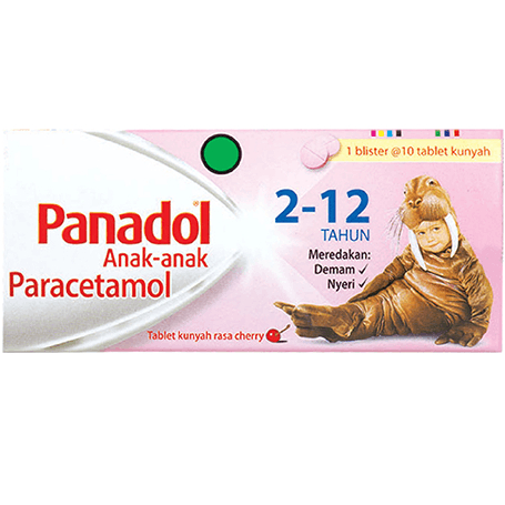 Panadol Anak Tablet Kunyah