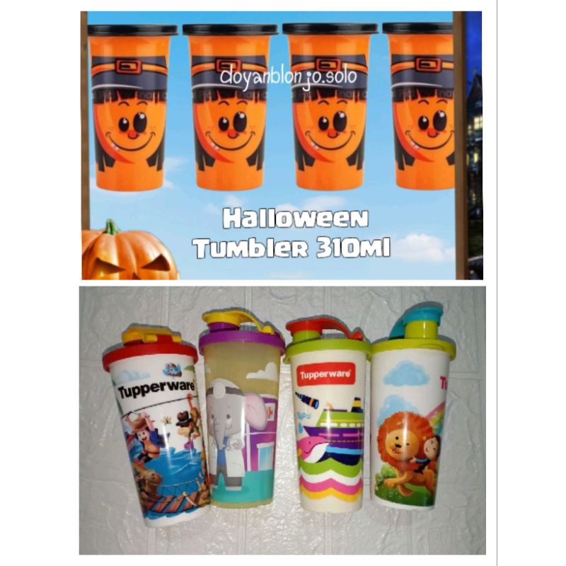 Fun Tumbler tupperware botol minum anak hallowen tumbler
