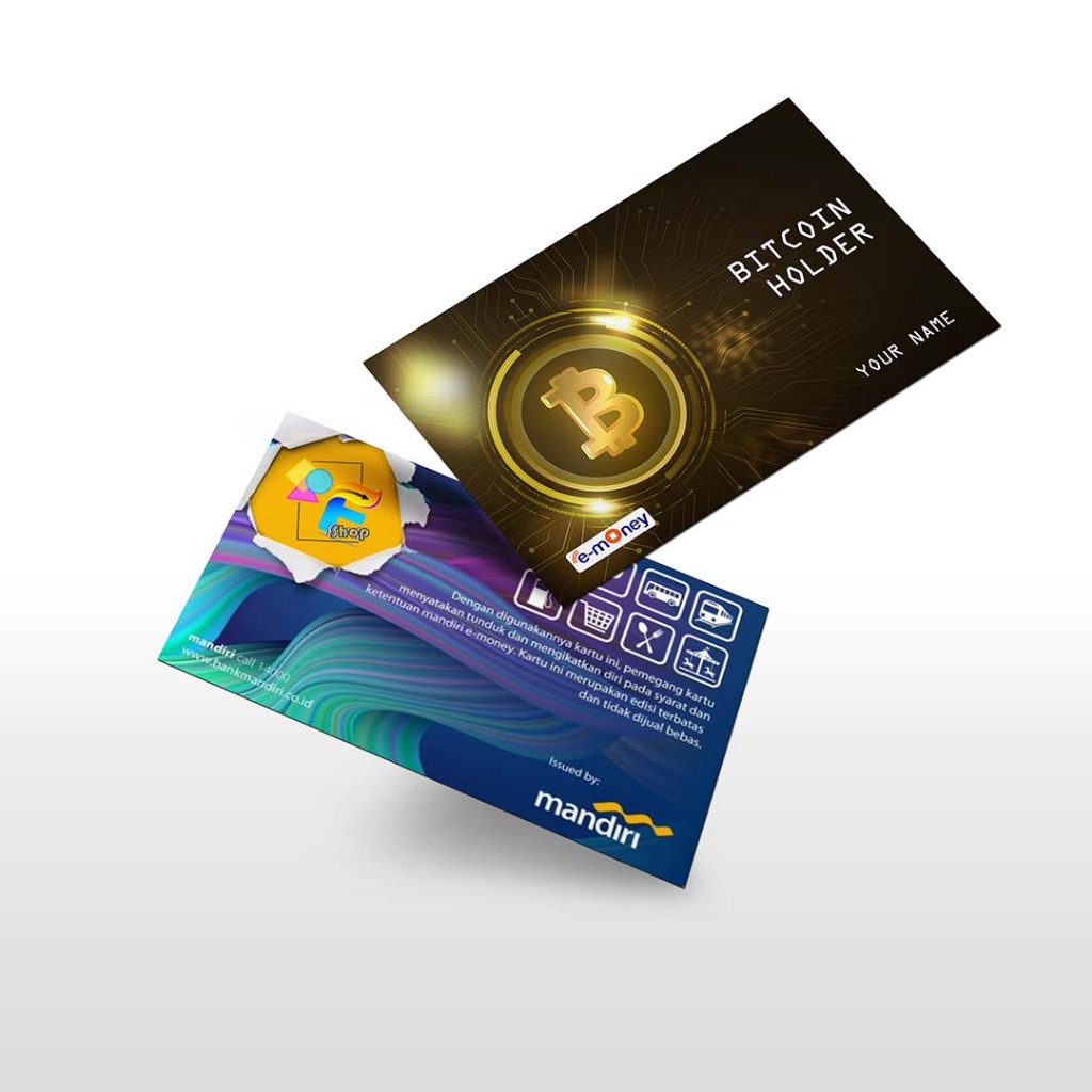 KARTU E-TOLL E-MONEY MANDIRI | BRIZZI BRI DESIGN KRIPTO - BISA CUSTOM NAMA