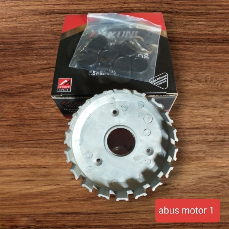 RUMAH KOPLING ALUMINIUM MANGKOK KAMPAS KOPLING VEGA ZR 5D9 PLUS KARET KOPLING 2009-2010 ORIGINAL MIK