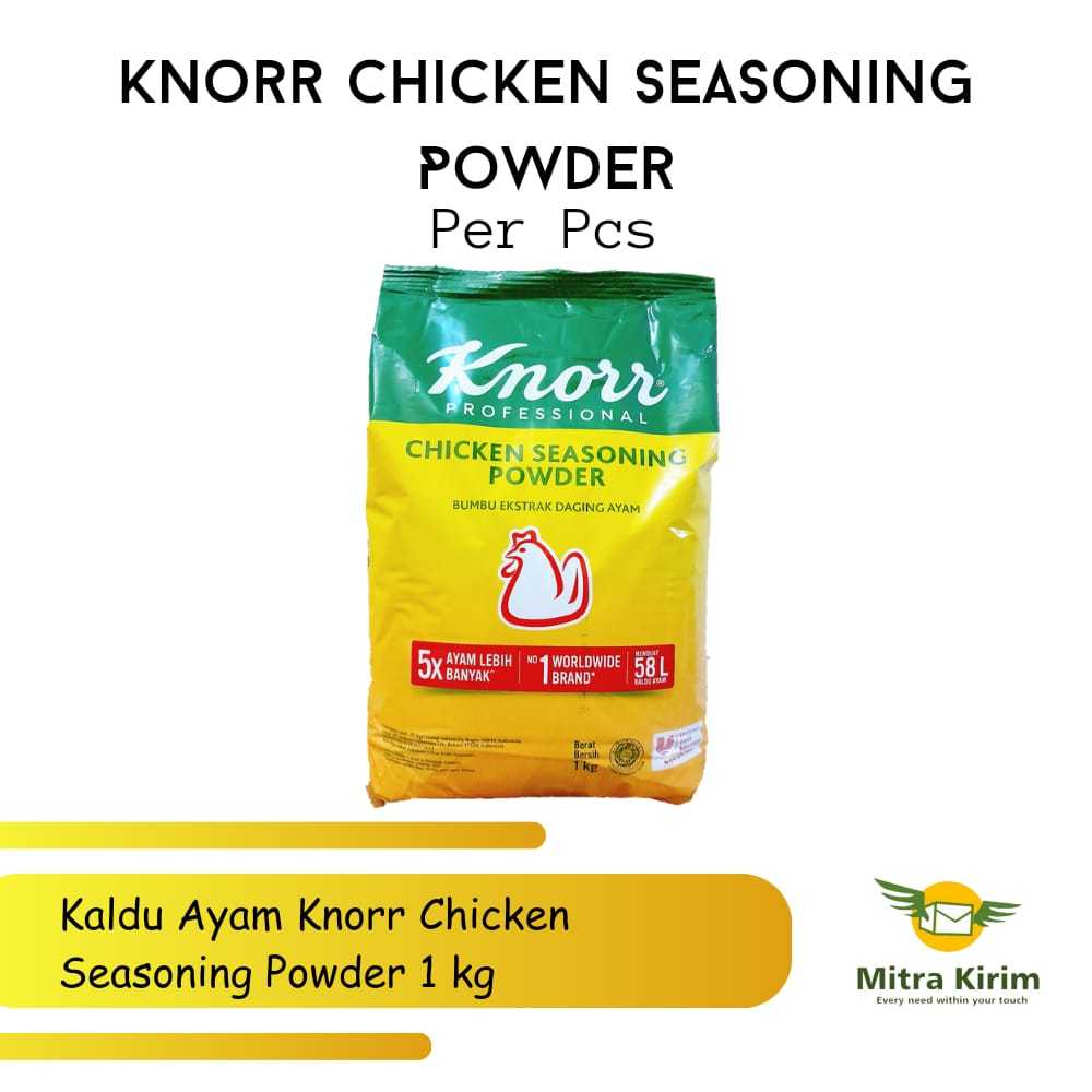 

Knorr Chicken Seasoning Powder 1 kg Bumbu Kaldu Bubuk