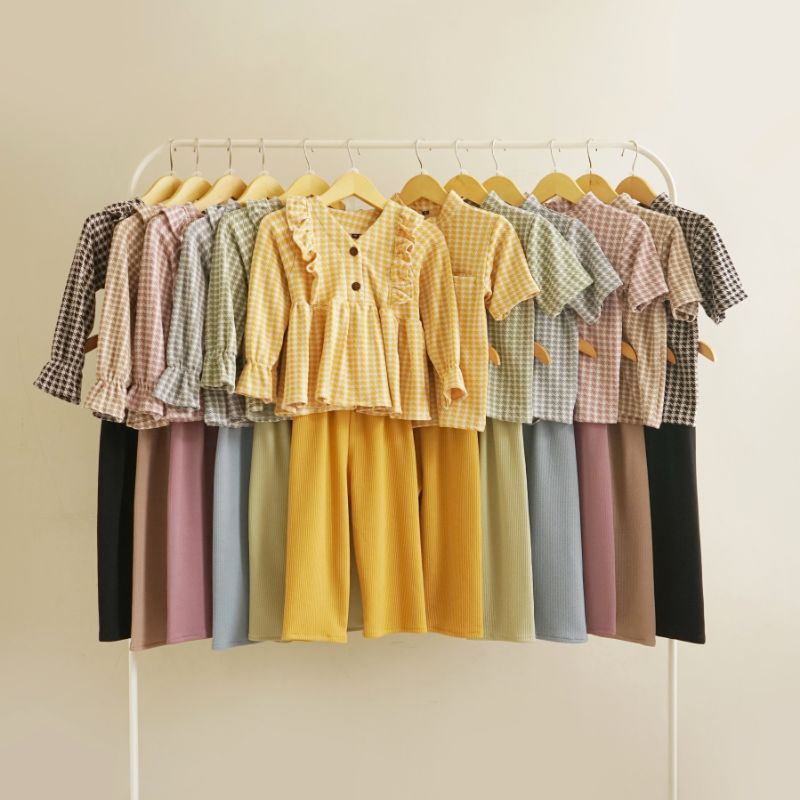 LITTLE LOVIA | RAMIES SERIES 3 in 1 | Baju couple anak laki dan perempuan