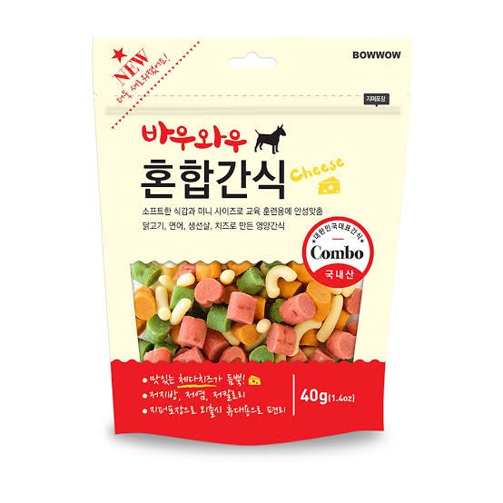 Bowwow Mixed Snack 40gr/ Snack Anjing Import Korea
