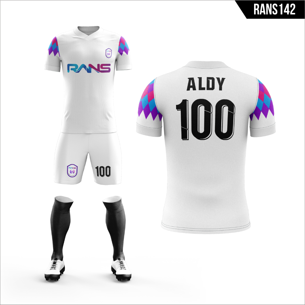 JERSEY BOLA / JERSEY RANS FC CILEGON RANS142 | FULL PRINTING, FREE NICKNAME, NO PUNGGUNG DLL
