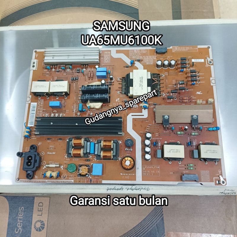 Psu SAMSUNG UA65MU6100K UA65MU6100 power supply mesin tv regulator power suplai