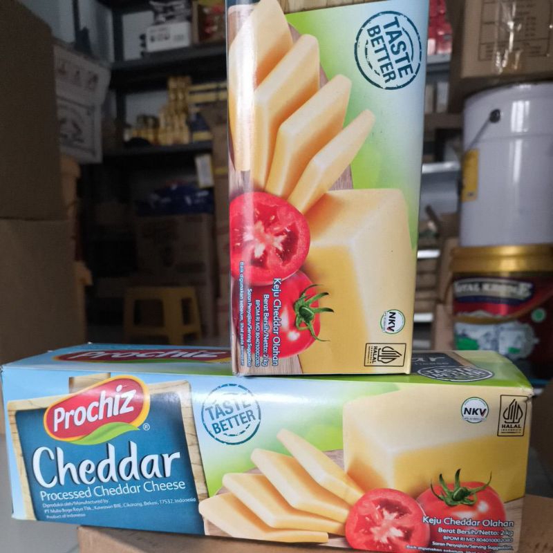 

Keju Cheddar prochiz premium potongan