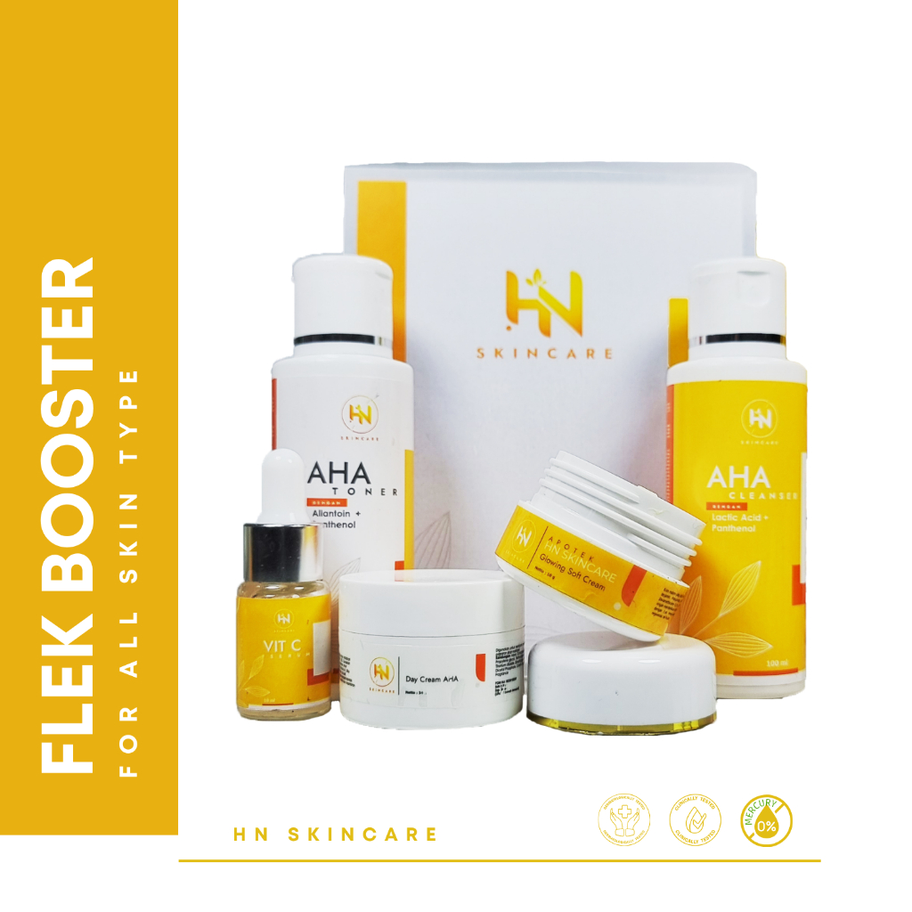 HN Skincarea Paket Flek Booster Untuk Flek Membandel isi 5 Item