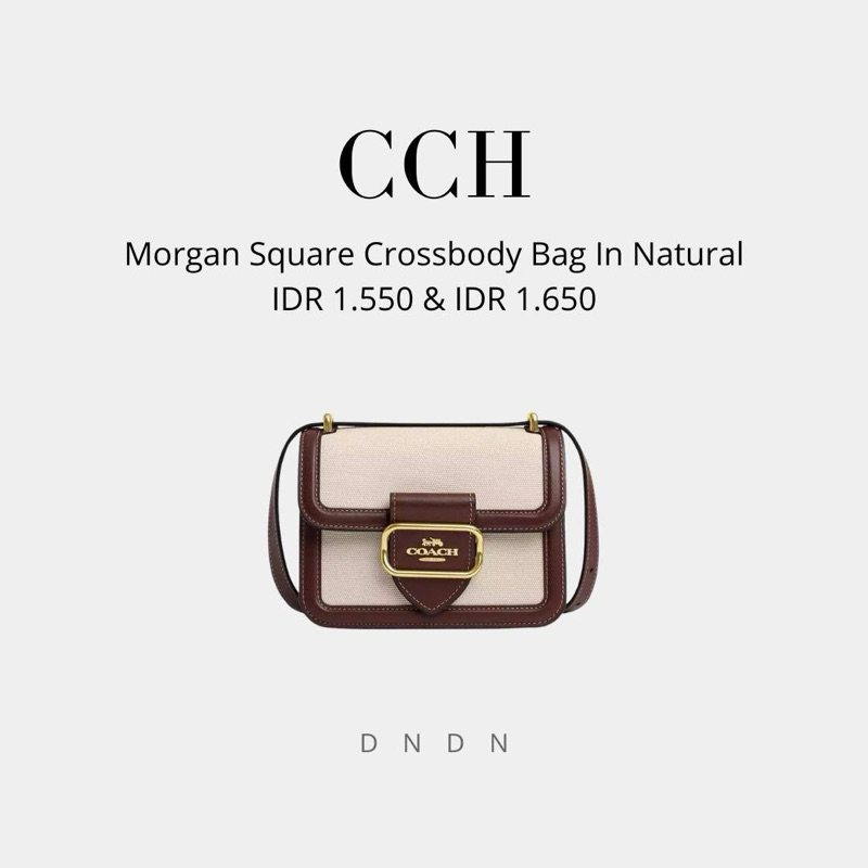 Morgan Square Crossbody Bag In Natural