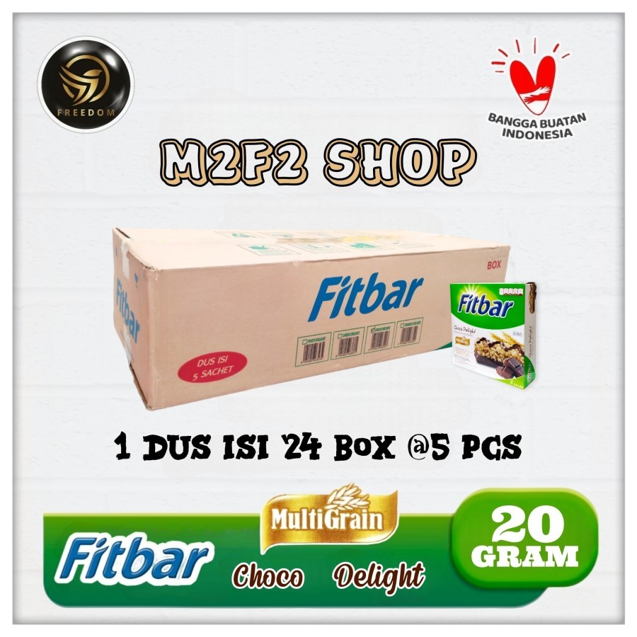 

Fitbar Multigrain Bar With Chocolate | Choco Delight - 20 gr (Kemasan Karton)