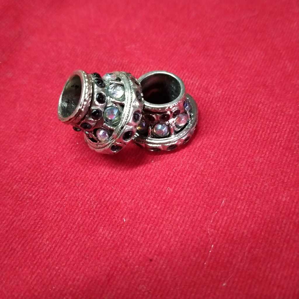 Mendak Cincin Keris Hitam Hiasan Permata Batu Yakut Asli