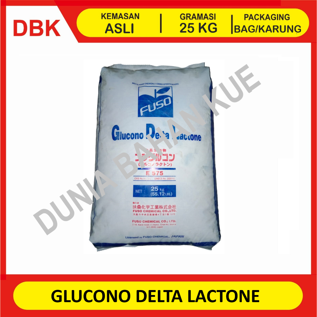 

(KHUSUS INSTANT/GOSEND) GLUCONO DELTA LACTONE ex. JAPAN - 1 BAG 25 KG / GDL FOOD GRADE