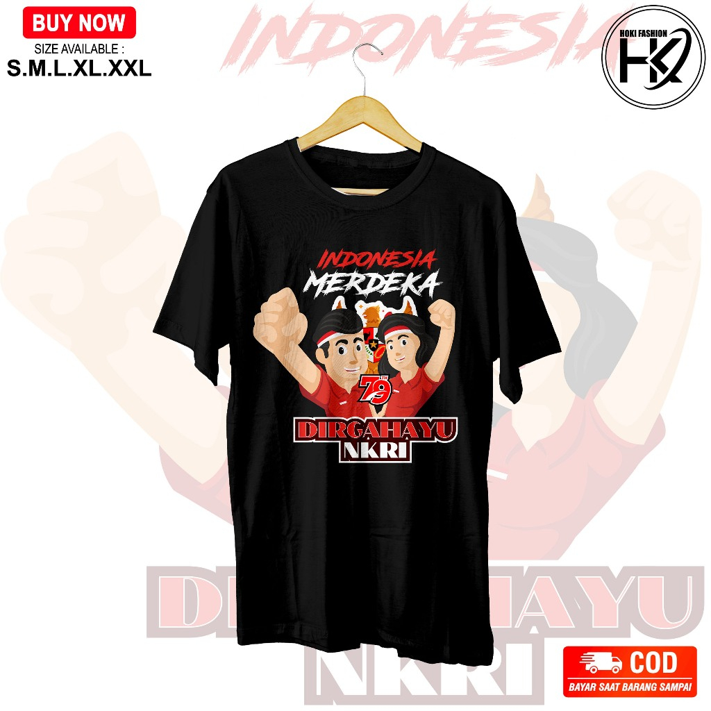 KAOS DISTRO | KAOS KEMERDEKAAN | KAOS HUT RI | HK5005 - HK5006