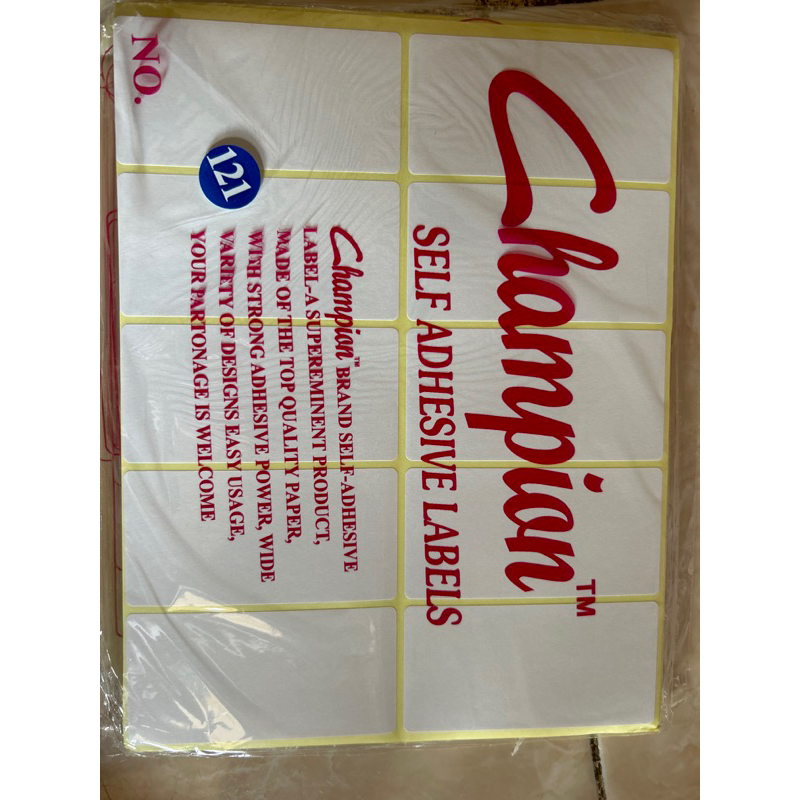 

Label Harga Champion harga 1 pcs