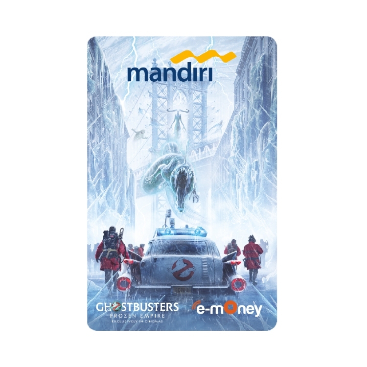 Kartu E-Money Mandiri seri film Ghostbuster // Kartul E-Toll Mandiri // ready stock