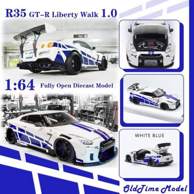 OLD TIME MODEL LBWK GTR R35