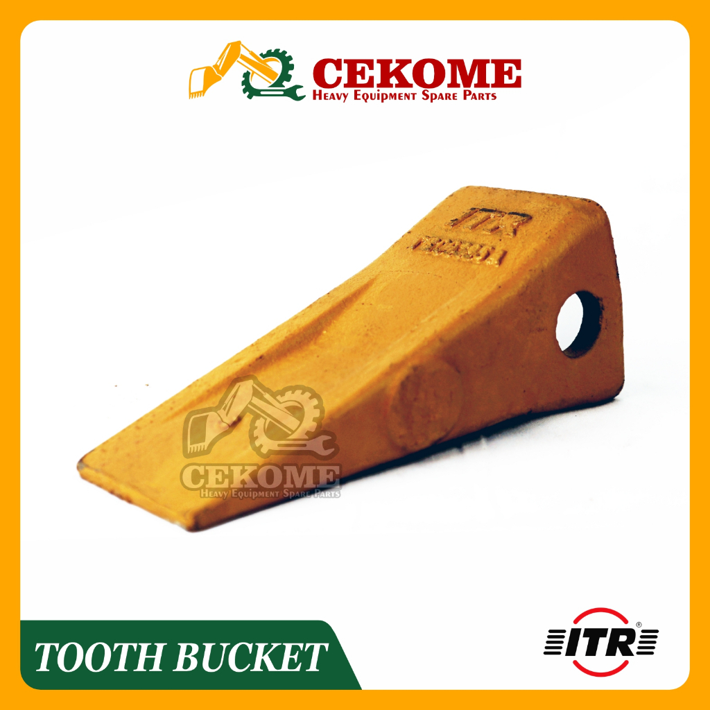 Kuku Bucket Excavator Komatsu PC100 ITR Standar Tooth Bucket Tipe Standar