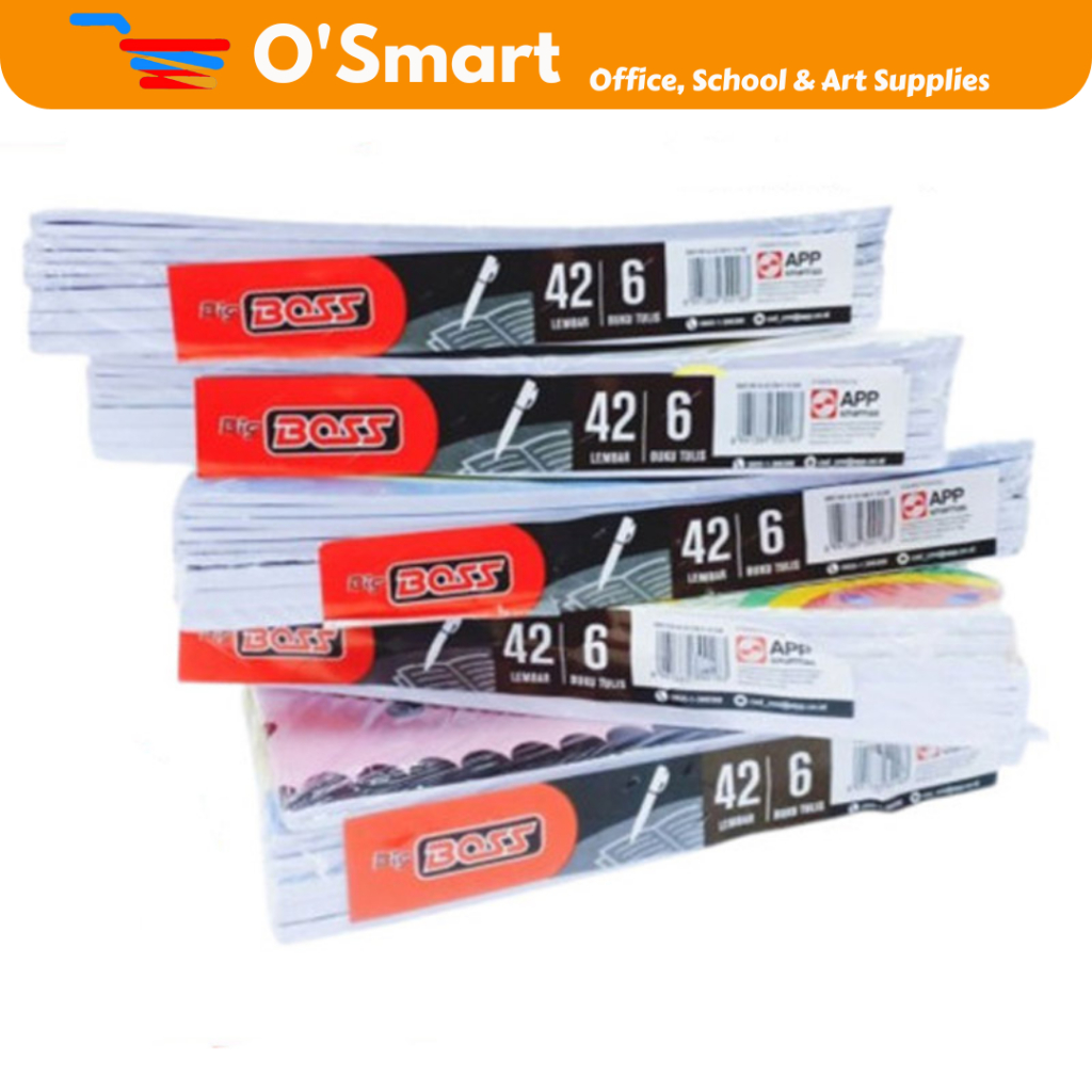 

BIG BOSS Buku Tulis Ukura Boxy SINAR DUNIA SIDU Isi 42 Lembar (1 Pack isi 6 Pcs)
