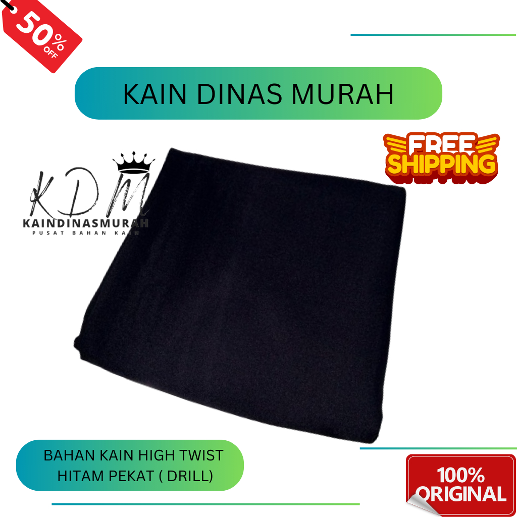 [0,5 m] Kain Bahan Celana Pria dan Wanita Harga Per Setengah Meter atau Per 0,5 Meter Bahan Kain Pol