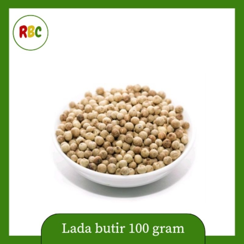 

Lada butir Lada putih bulat 100 gram