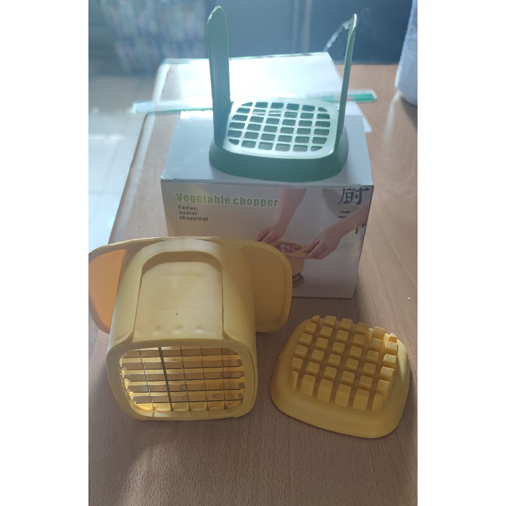 Hot Sale Pemotong Sayur Dadu / Alat Pemotong Kentang Wortel / Chopper Sayuran / Pisau Pemotong