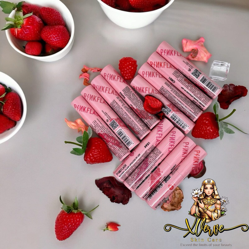 Pinkflash Lipgloss || pinkflash watery glam lipgloss