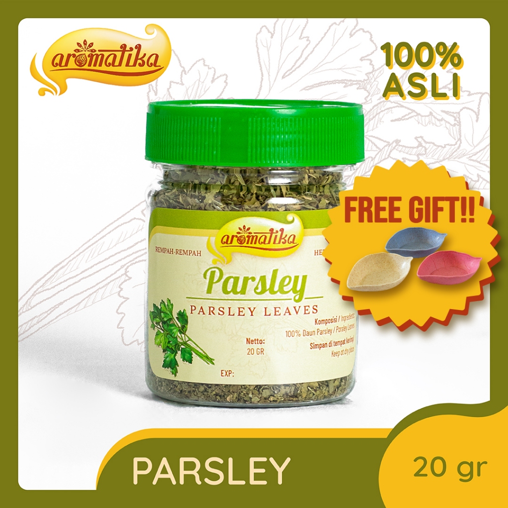 

[Gratis Tempat Sambal Cantik] Parsley Aromatika (100% asli): Bubuk Parsley Wangi dan Menyegarkan