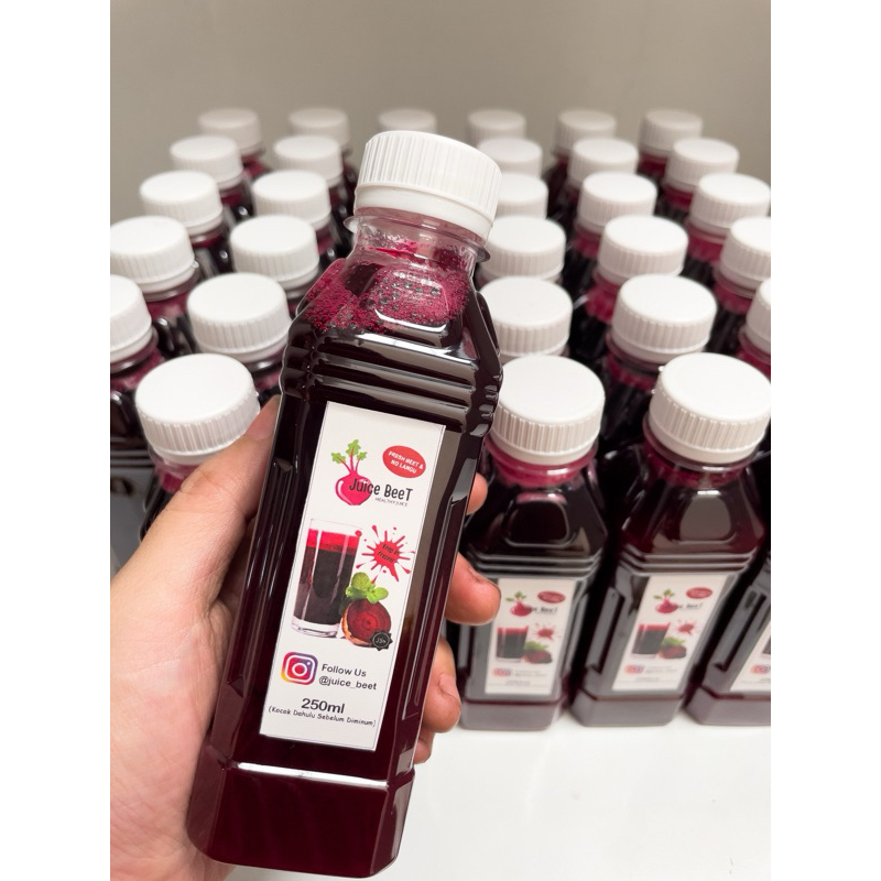 

juice beet/bit/beetroot isi 5(penambah darah)