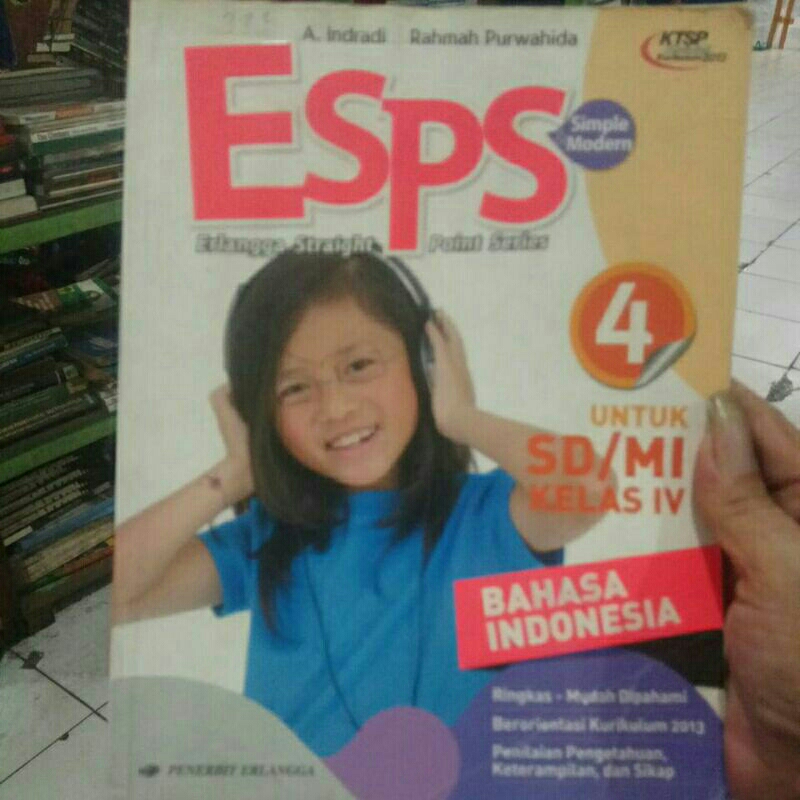 BUKU BEKAS ESPS BAHASA INDONESIA 4 KTSP 2013