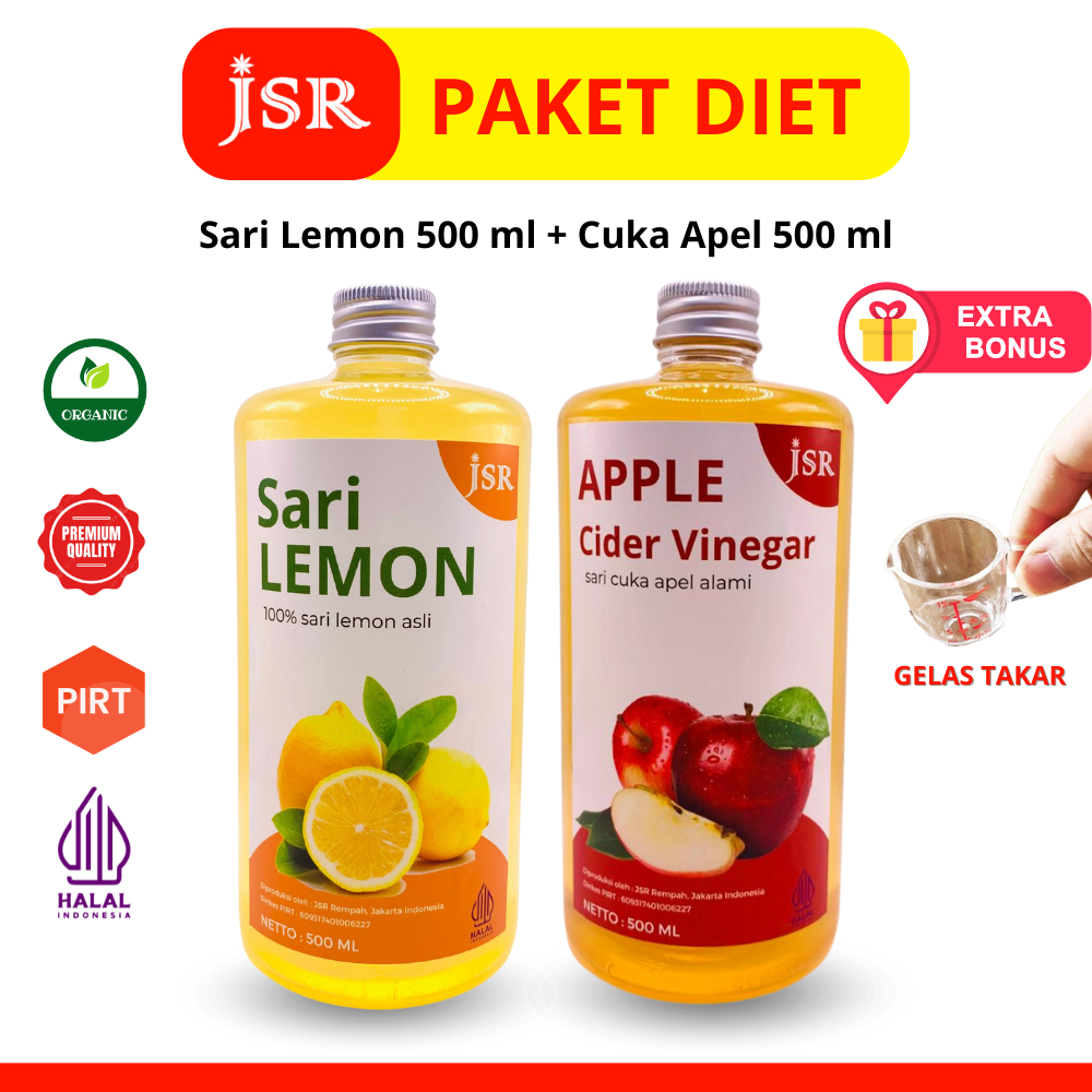 

JSR Rempah Paket Hemat Sari Lemon dan Cuka Apel 500 ml