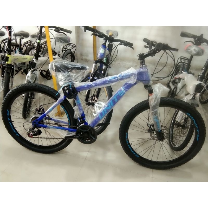 Sepeda Gunung / Sepeda MTB 26 inch UNITY ( VELG TINGGI ) ( BIRU / BLUE )