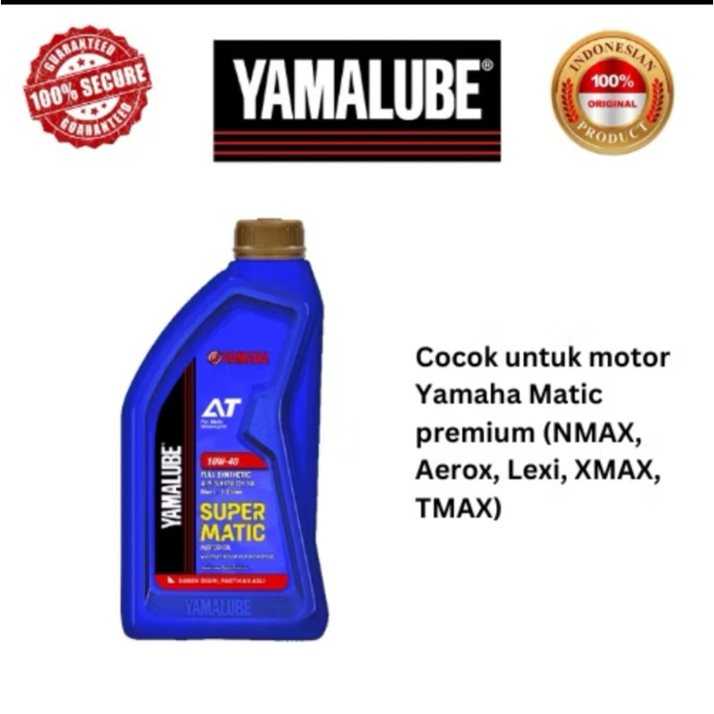Oli Motor Yamalube Super Matic 1 Liter Nmax Aerox Oli Mesin Motor Matic Yamaha Super Matic 1000 Ml