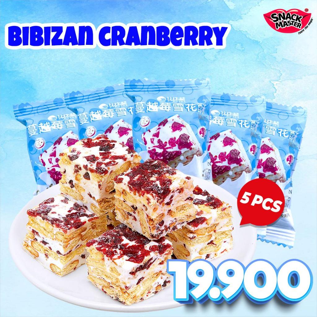 

Biskuit Salju Populer dari Bibizan 1 Box 400g | Biskuit Salju Lapis Beratbur Cranberry | Cemilan Asam Manis Snack untuk Diet | Camilan