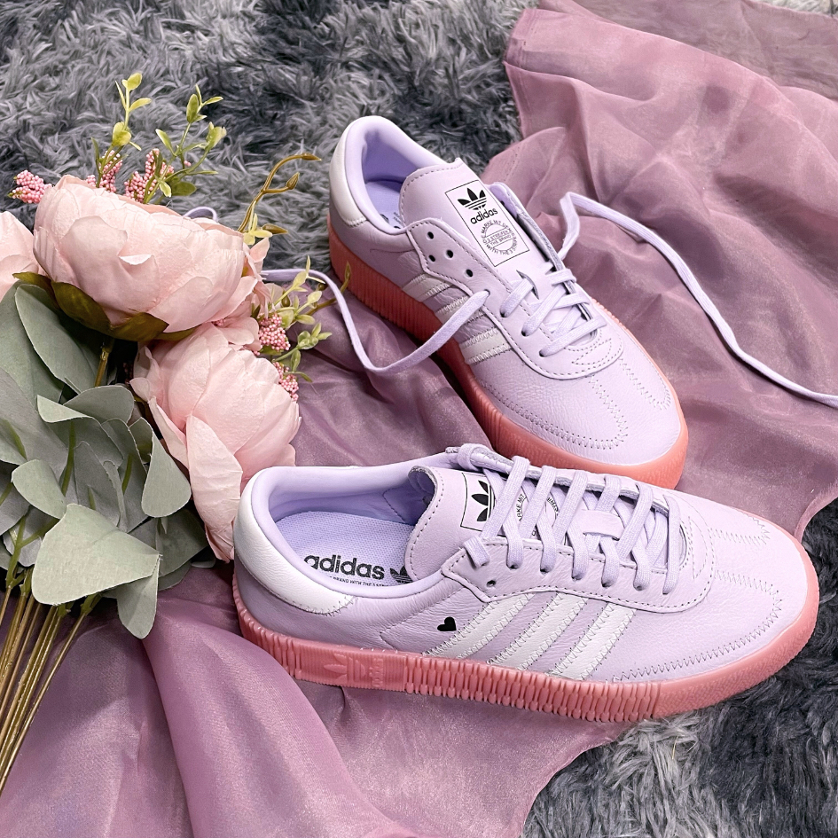 Adidas Sambarose purple