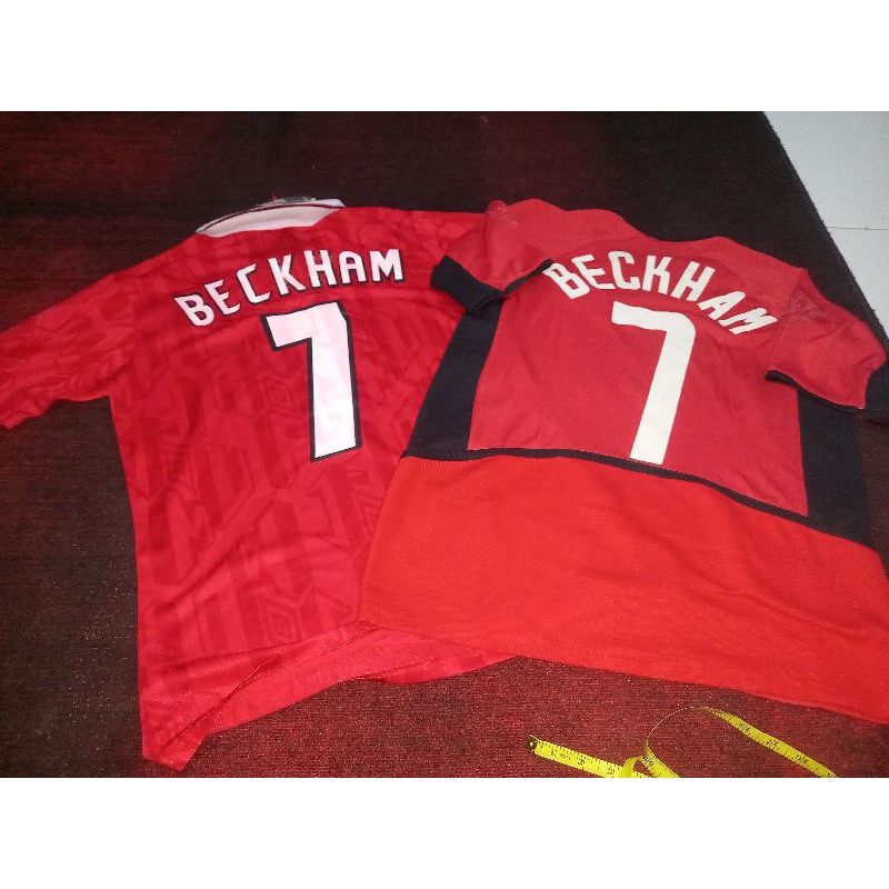 jersey MU David Beckham satu paket