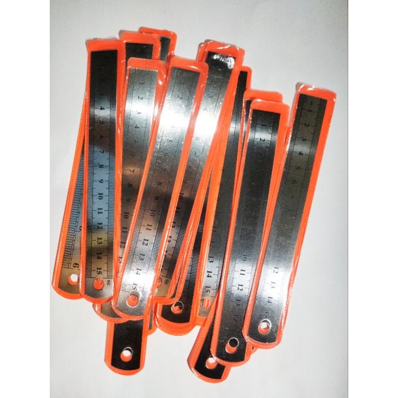 

Penggaris besi stainles 15cm