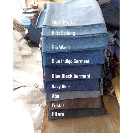 KODE V66Z KAIN DENIM BAHAN WASH NON STRETCH TEBAL DENIM WASHING JEANS WASHING TEBAL TIDAK MELAR