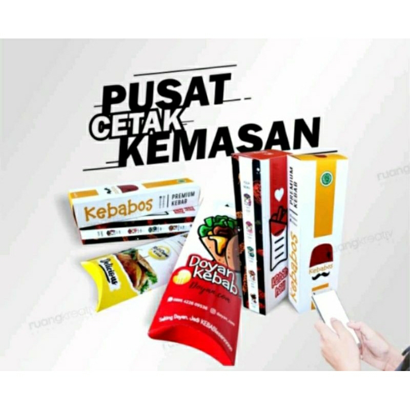 

jasa cetak kemasan chicken gorengan bungkus kebab kantong chicken cetak kemasan