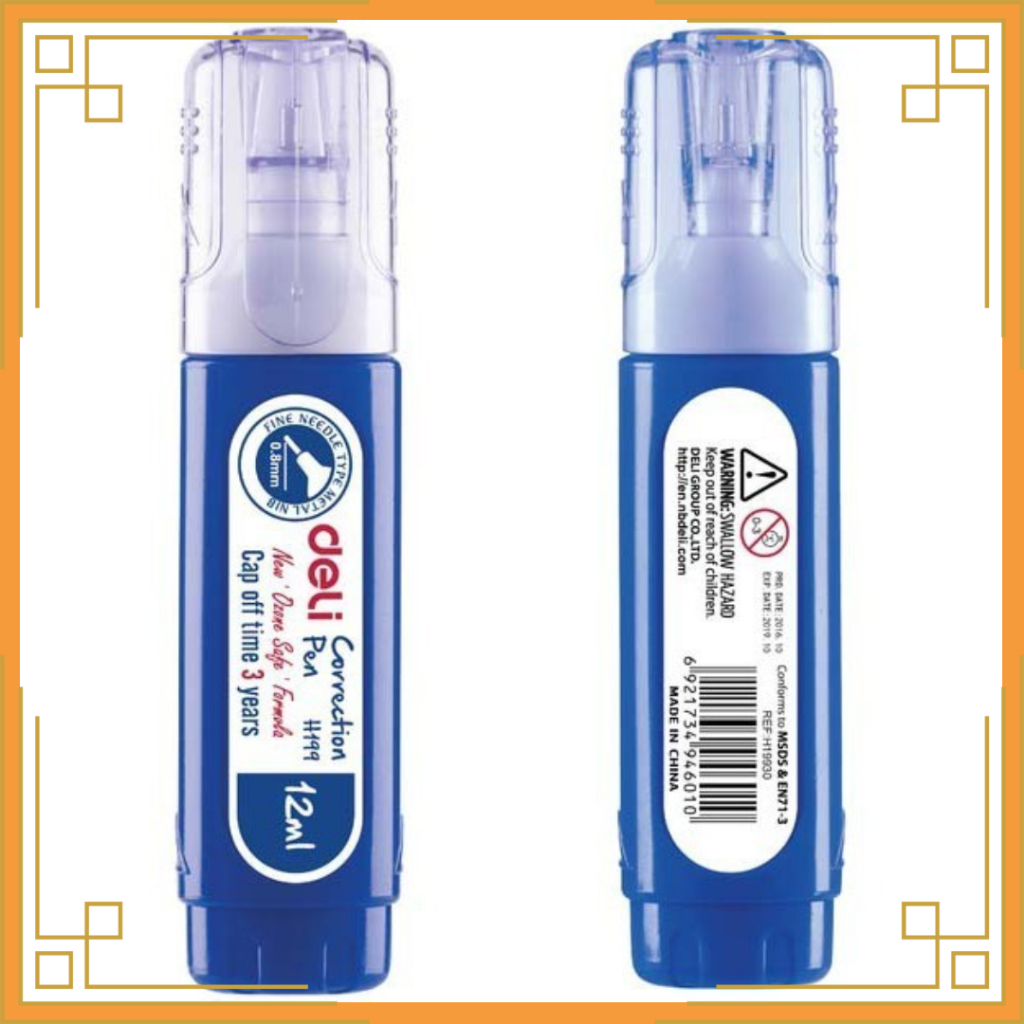 DELI Correction Fluid/Tip-ex cair H19930