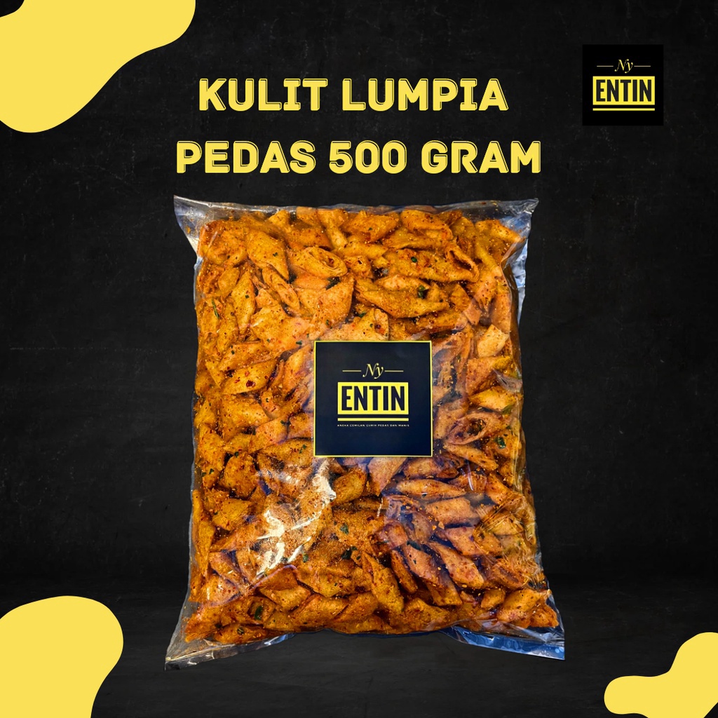 

MEGA KERIPIK KULIT LUMPIA PEDAS GURIH 5 GR NY ENTIN