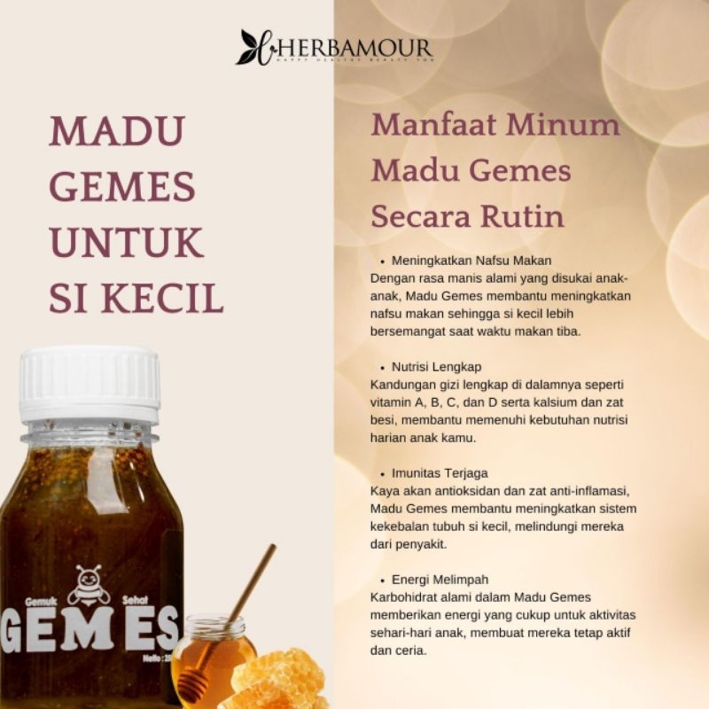 

[HERBALOV] MADU GEMES